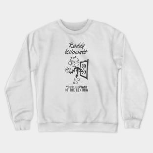 Reddy Kilowatt - Vintage Retrocolor Black Crewneck Sweatshirt